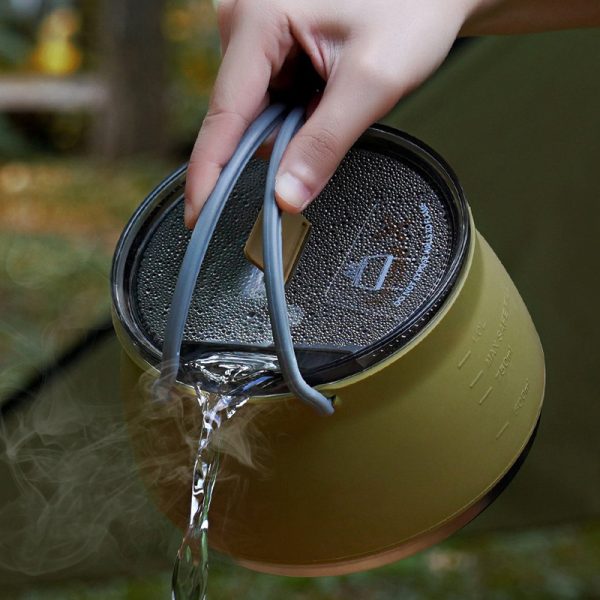 Camping Portable Silicone Folding Kettle Travel Pot - Image 3