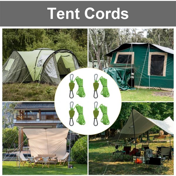 Camping canopy tent rope adjustable - Image 4