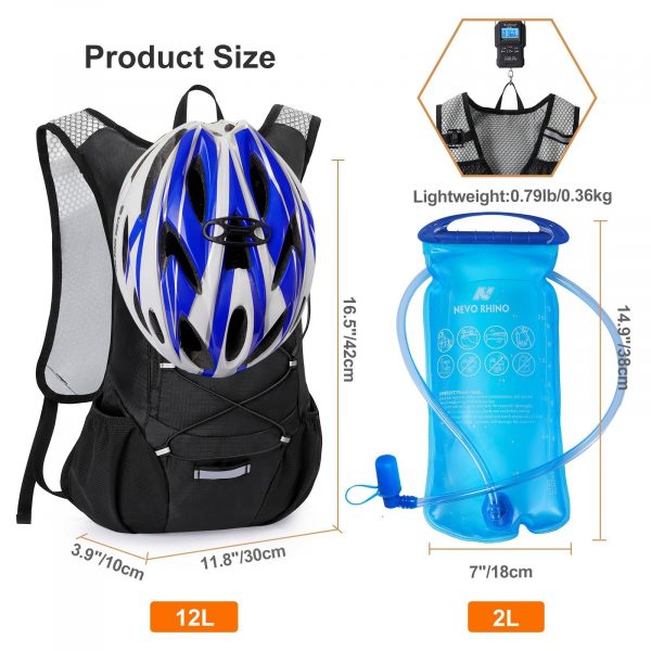 Ultra-Light Hiking & Cycling Hydration Backpack – Oxford Cloth Water Bag - Image 9
