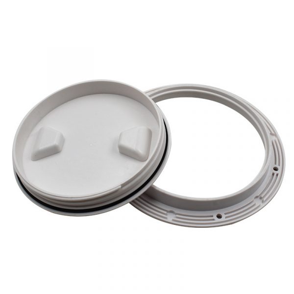 6 Inch Yacht and boat Inspection Hole Round Deck Hatch White - Image 3