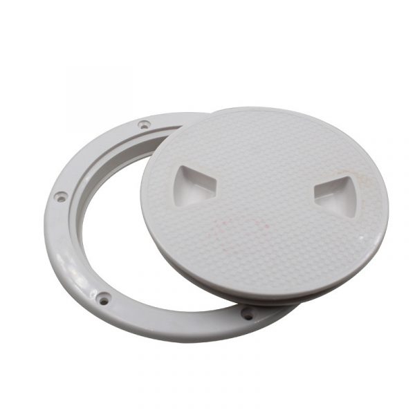 6 Inch Yacht and boat Inspection Hole Round Deck Hatch White - Image 2