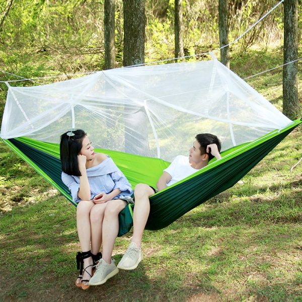 Ultralight Camping Hammock Mosquito Net Double Person Sleeping Bed
