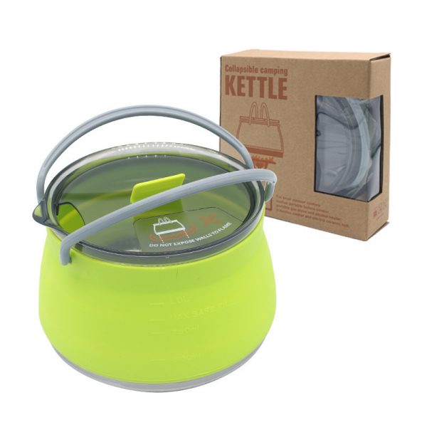 Camping Portable Silicone Folding Kettle Travel Pot - Image 15