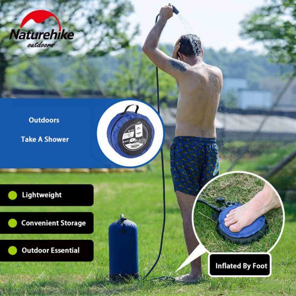 11L PVC Portable Outdoor Shower & Hydration Water Bag - Image 3