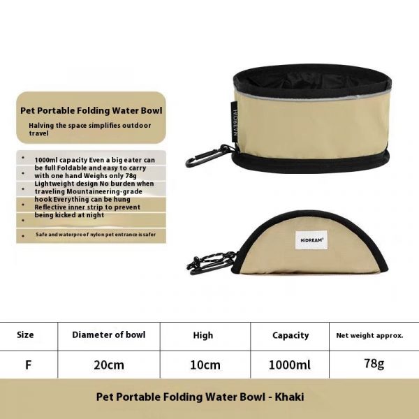 Folding Bowl For Pet Dog Traveling - Image 3