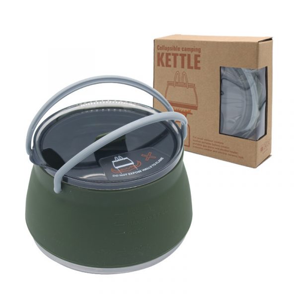 Camping Portable Silicone Folding Kettle Travel Pot - Image 16
