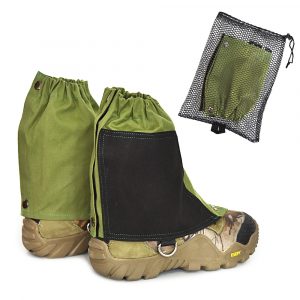 Canvas foot cover outdoor men and women hiking through the short leggings foot cover hiking waterproof desert dust gaiters