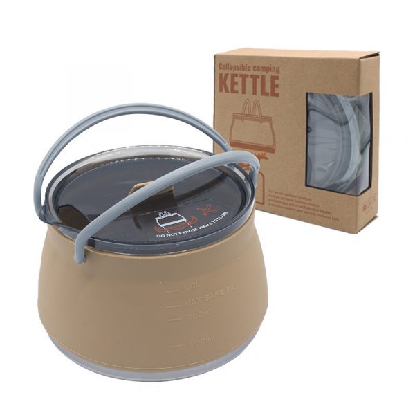 Camping Portable Silicone Folding Kettle Travel Pot - Image 17