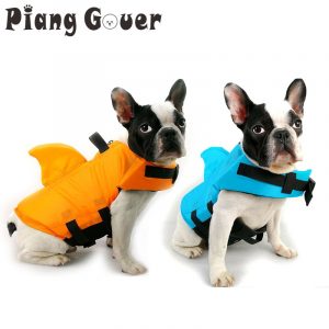 Dog Vest Summer Shark Pet Life Jacket Swimming Suit