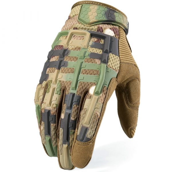 Outdoor Sports Tactical Gloves Full Finger Long Camo Glove Army Military Anti-skip Gear Airsoft Biking Shooting Paintball Men - Image 10