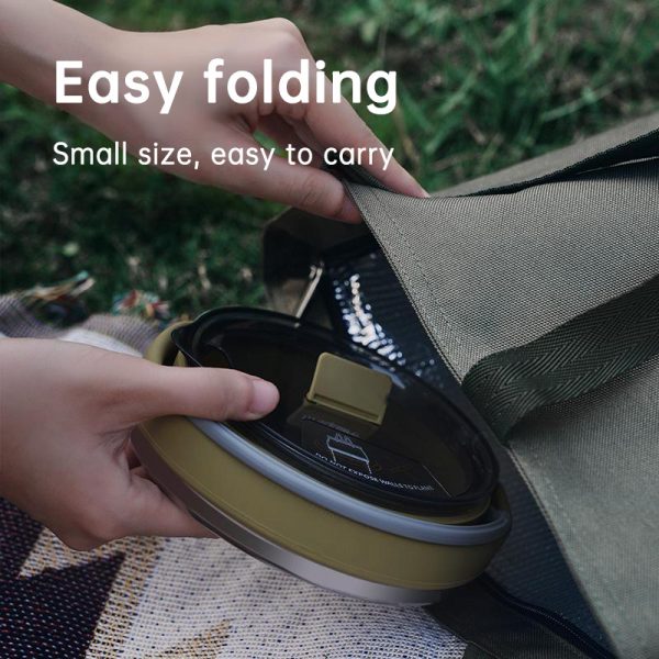 Camping Portable Silicone Folding Kettle Travel Pot - Image 4