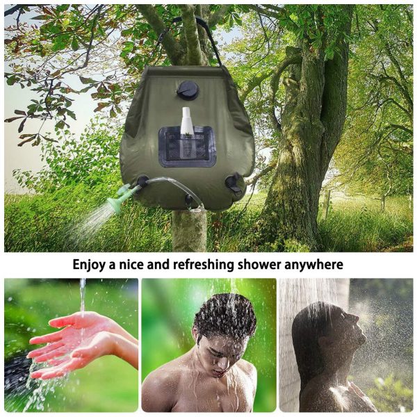 20L Portable Solar Shower Bag – Outdoor Camping & Hiking Water tank - Image 2