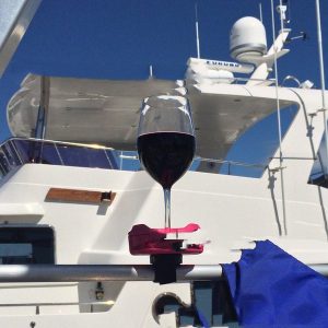 Dockside Wine Grip Secure Outdoor Wine Glass Holder