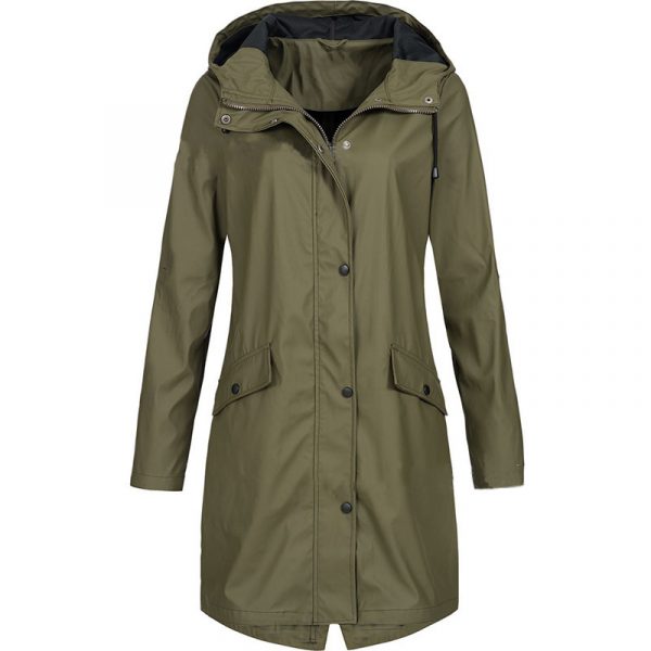 New autumn and winter collection of assault jackets outdoor hiking jackets medium to long women's windbreakers - Image 5