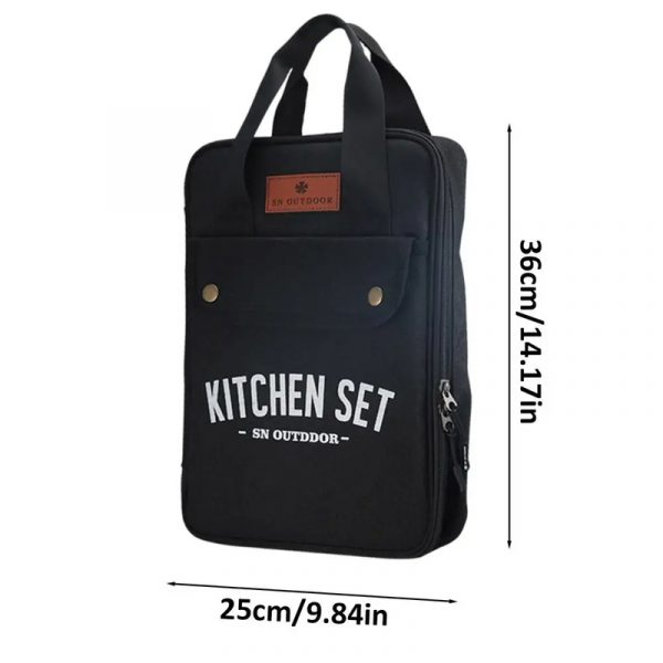 Camping Utensil Set 8pcs Cookware Kit Stainless Steel - Image 3