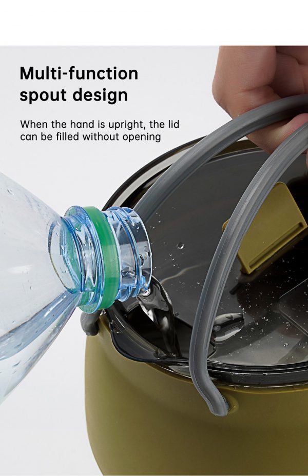 Camping Portable Silicone Folding Kettle Travel Pot - Image 6