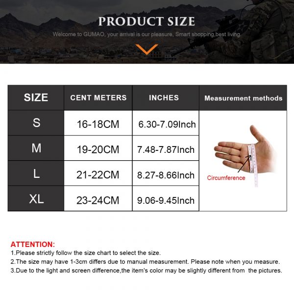 Outdoor Sports Tactical Gloves Full Finger Long Camo Glove Army Military Anti-skip Gear Airsoft Biking Shooting Paintball Men - Image 6