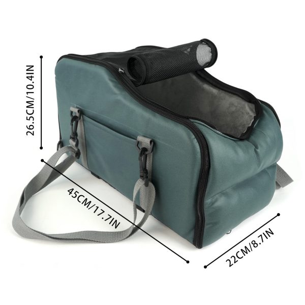 Portable pet bed for car travel safety seat center console cushion - Image 6