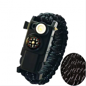 Survival Rope bracelet, outdoor life-saving with LED