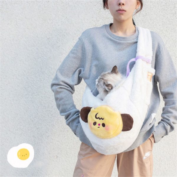 Cute Crossbody Bag Portable Cat Small Dog Travel Bag - Image 7