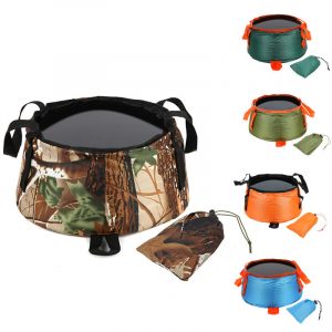 Outdoor Folding Bucket – Portable Large-Capacity Water Storage Bag & Washbasin