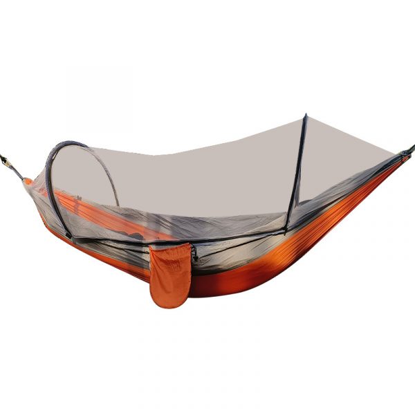 Automatic Quick Opening Mosquito Net Hammock Outdoor Camping Pole Mosquito Net Hammock Anti Roll Nylon Hammock - Image 7