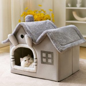 Cute Pet House Dog Bed Cat