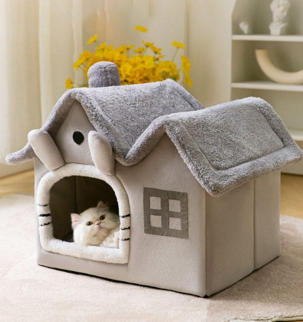 Cute Pet House Dog Bed Cat