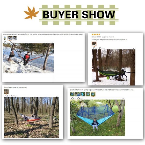 Ultralight Camping Hammock Mosquito Net Double Person Sleeping Bed - Image 6