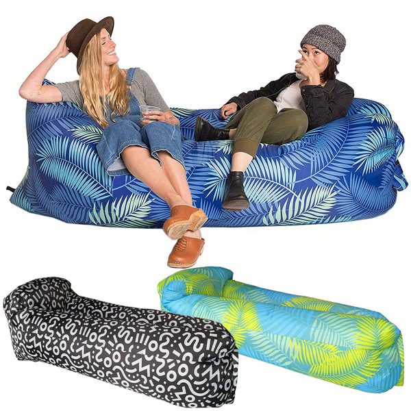 Portable Inflatable Sofa Camping Sleeping Pad Mattress Outdoor Air Cushion Beach Mat Folding Bed Waterproof For Travel Hiking - Image 7