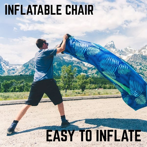 Portable Inflatable Sofa Camping Sleeping Pad Mattress Outdoor Air Cushion Beach Mat Folding Bed Waterproof For Travel Hiking - Image 6