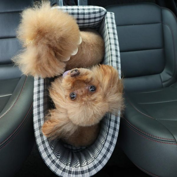 Portable Booster Kennel Bed For Small Dog and Cat Travel - Image 6