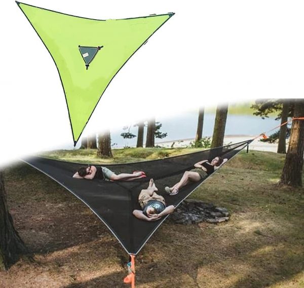 Aerial Multi-person Triangle Hammock Portable - Image 2
