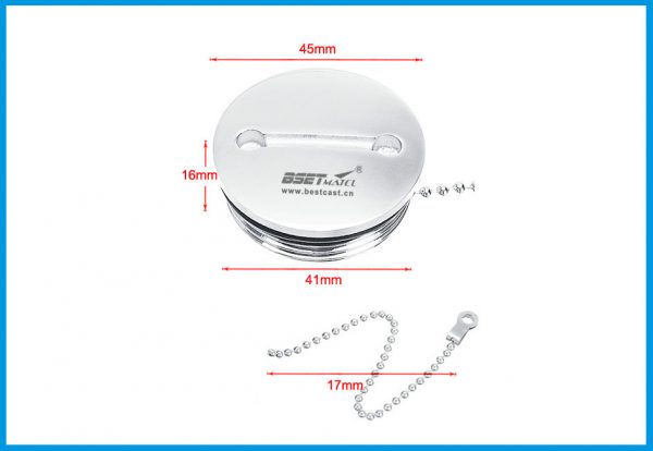 Stainless Steel Marine Oil & Water Tank Cover – Yacht & Speedboat Filler Cap - Image 3